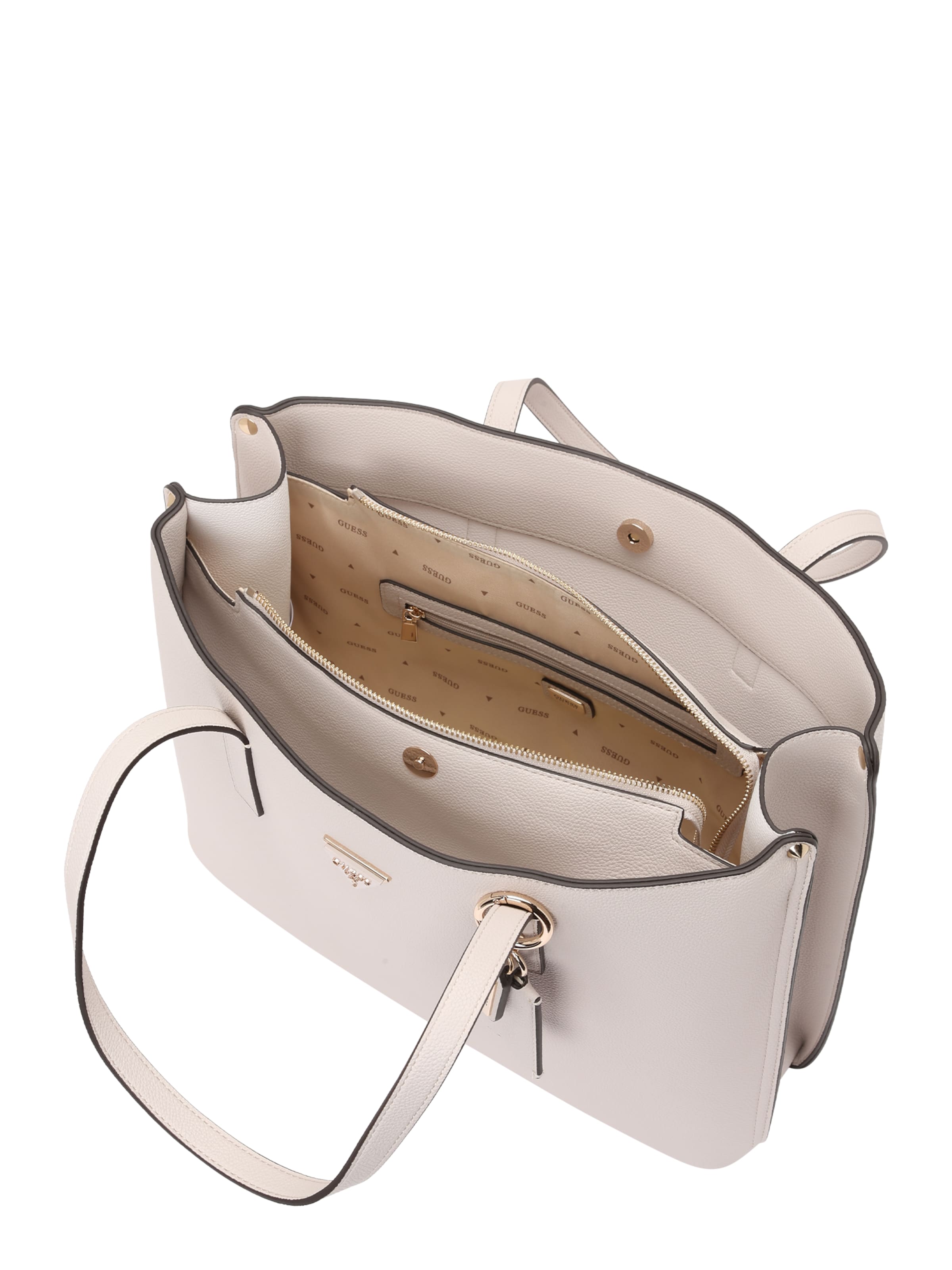 GUESS Shopper 'MERIDIAN II GIRLFRIEND TOTE' in Beige