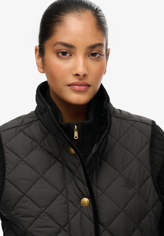 Superdry & Co Bodywarmer 'Estate Country' in Zwart