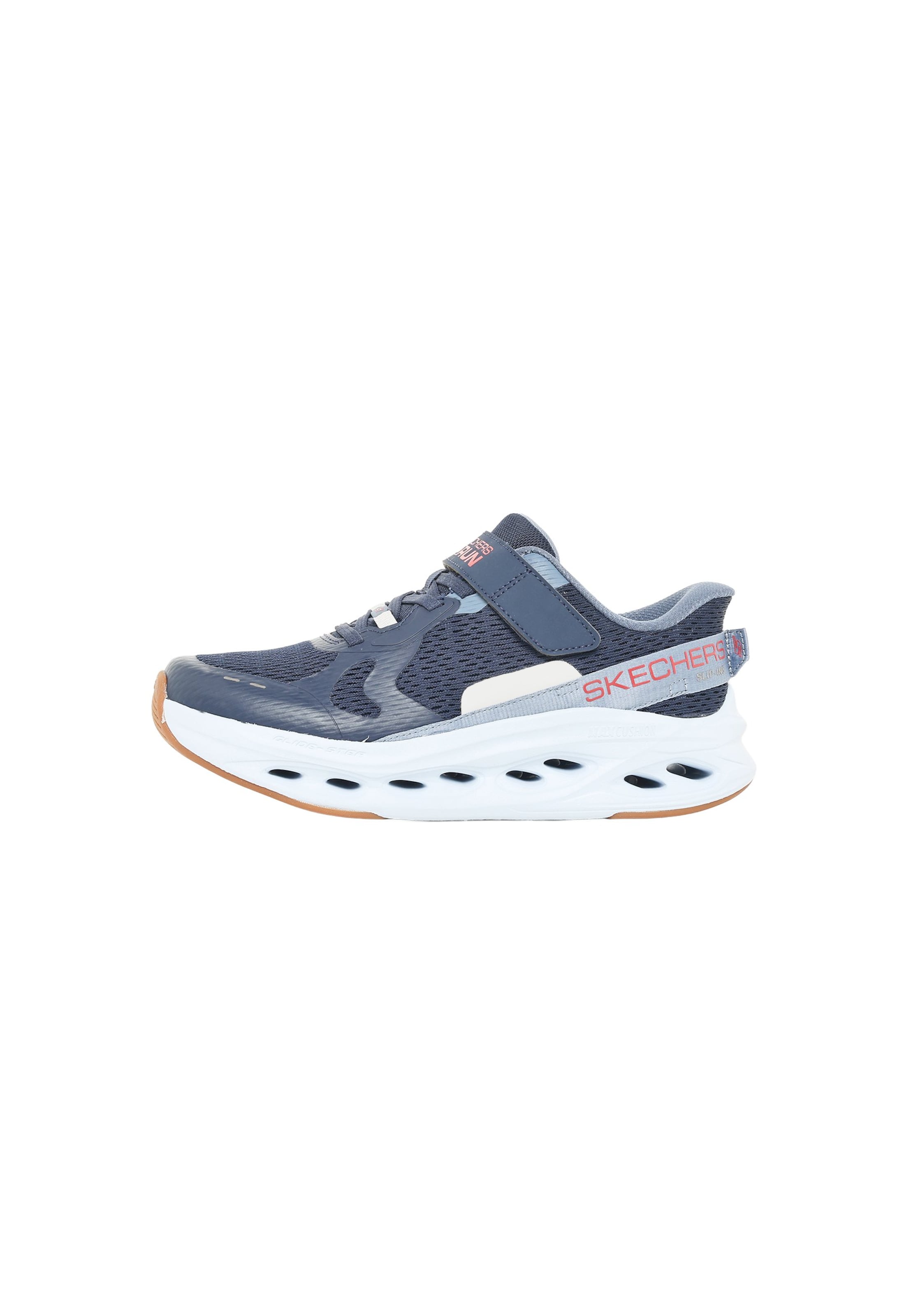 SKECHERS Sneakers 'MAX CUSHIONING GLIDE-STEP' in Blauw: voorkant