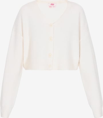 MYMO Neuletakki 'Young Fashion' värissä valkoinen: etupuoli