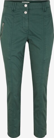 Regular Pantalon TOM TAILOR en vert : devant