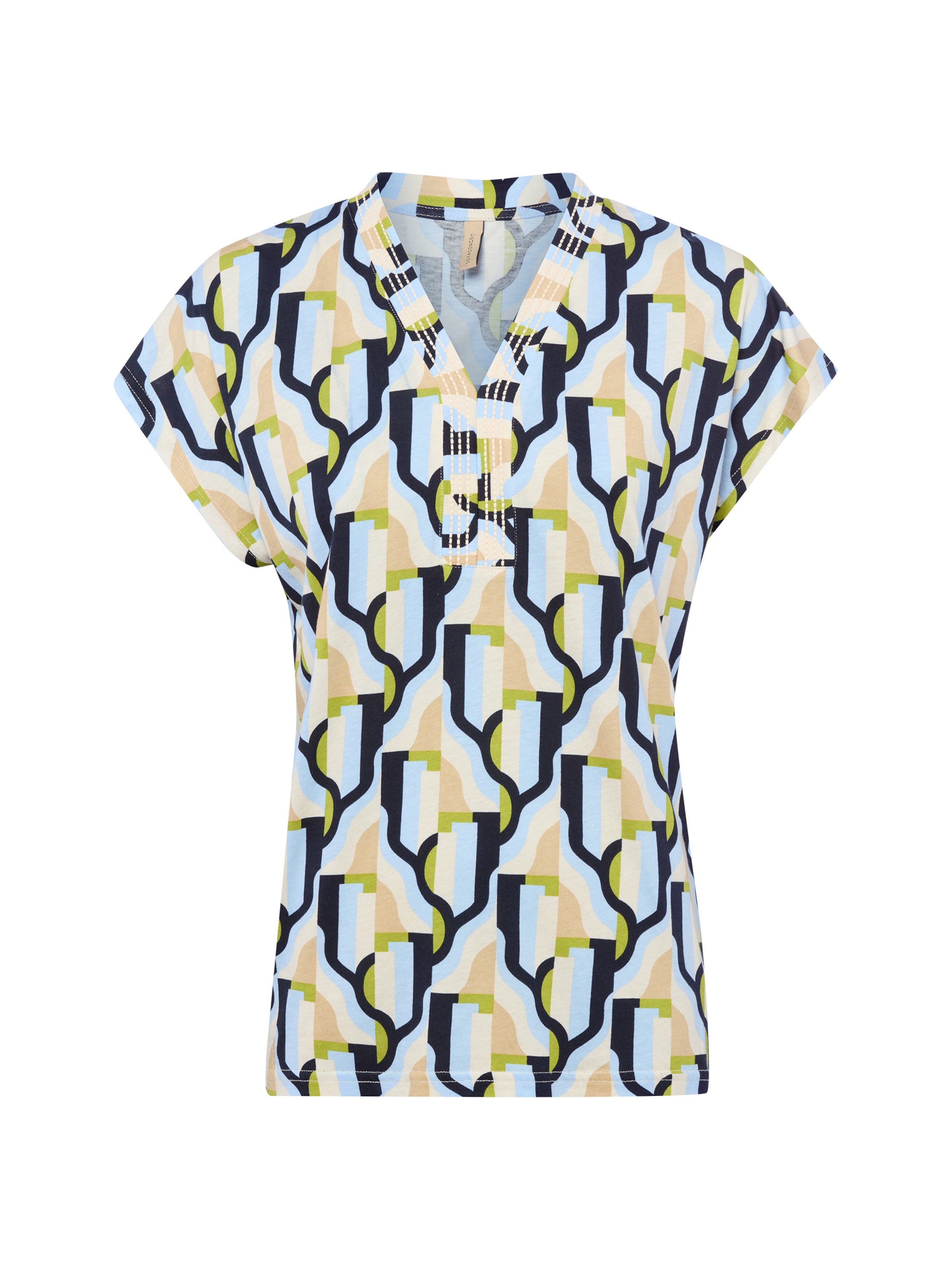 Chemisier Soyaconcept en bleu : devant