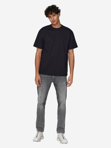 Only & Sons Shirt 'Onsfred' in Black