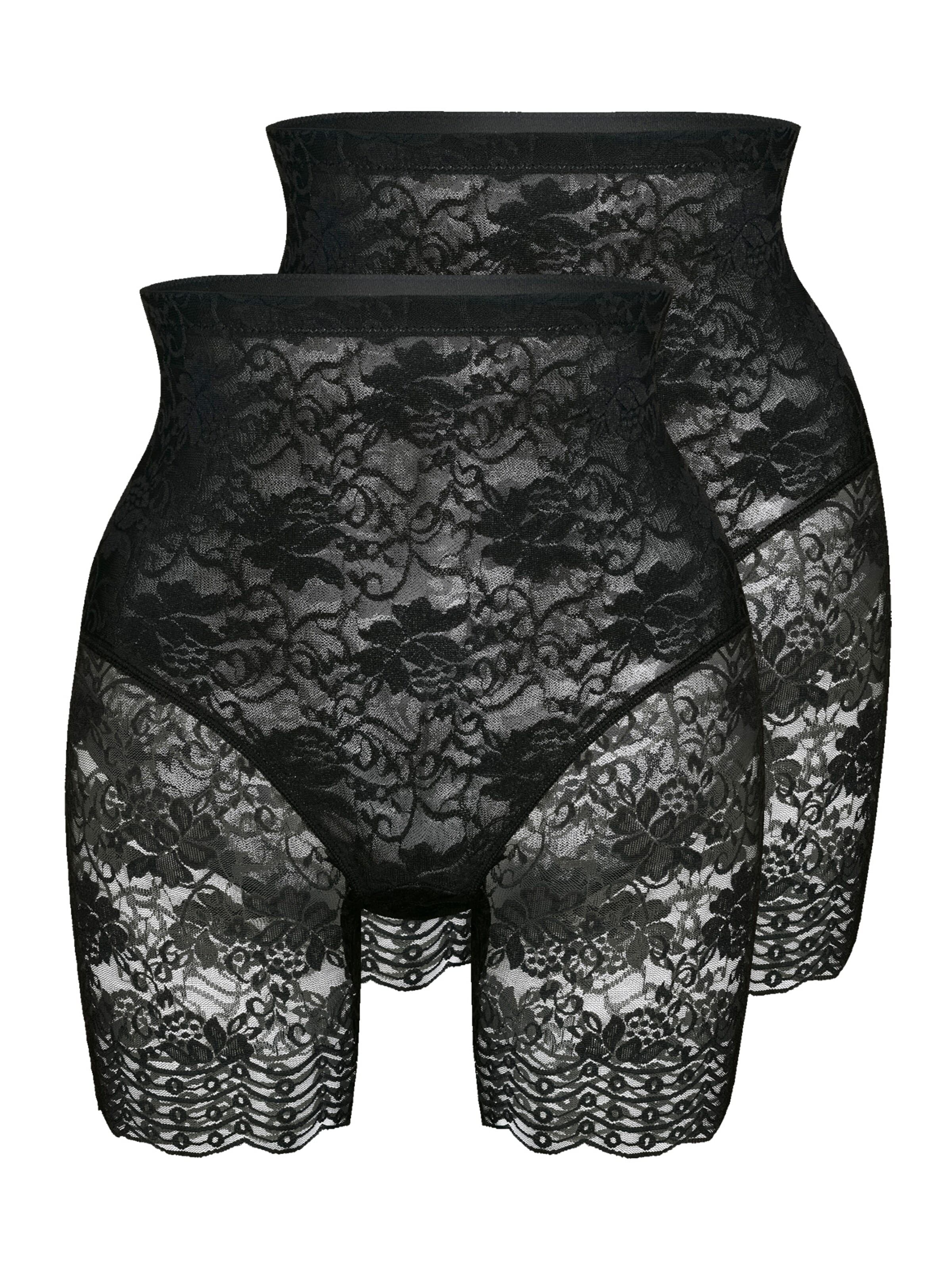 sassa Shapinghose 'Functional Lace'‌‌ in Schwarz: Vorderseite