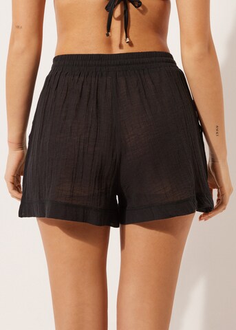 CALZEDONIA Regular Pants in Black