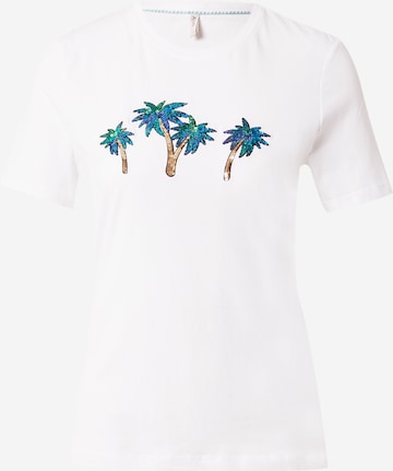 ONLY - Camiseta 'KITA' en blanco: frente