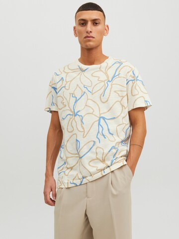 JACK & JONES Shirt 'JPRBlatropic' in Beige: voorkant