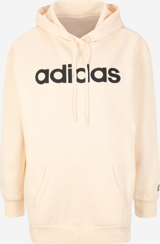 ADIDAS SPORTSWEAR Athletic Sweatshirt 'Essentials Fleece' in Beige: front