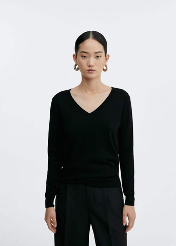 Pull-over 'Serranov' MANGO en noir : devant