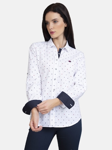 Sir Raymond Tailor Blouse 'Tasty' in White: front