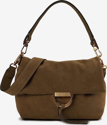 ABRO Schultertasche 'Temi' in Grün: Vorderseite