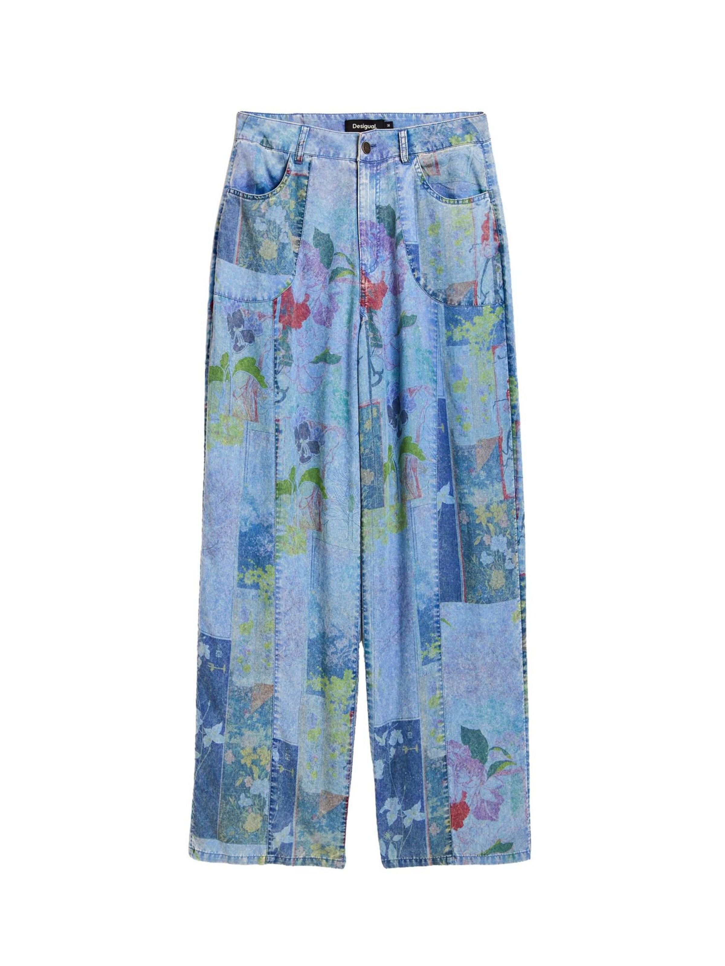 Desigual - Loosefit Vaquero en azul: frente