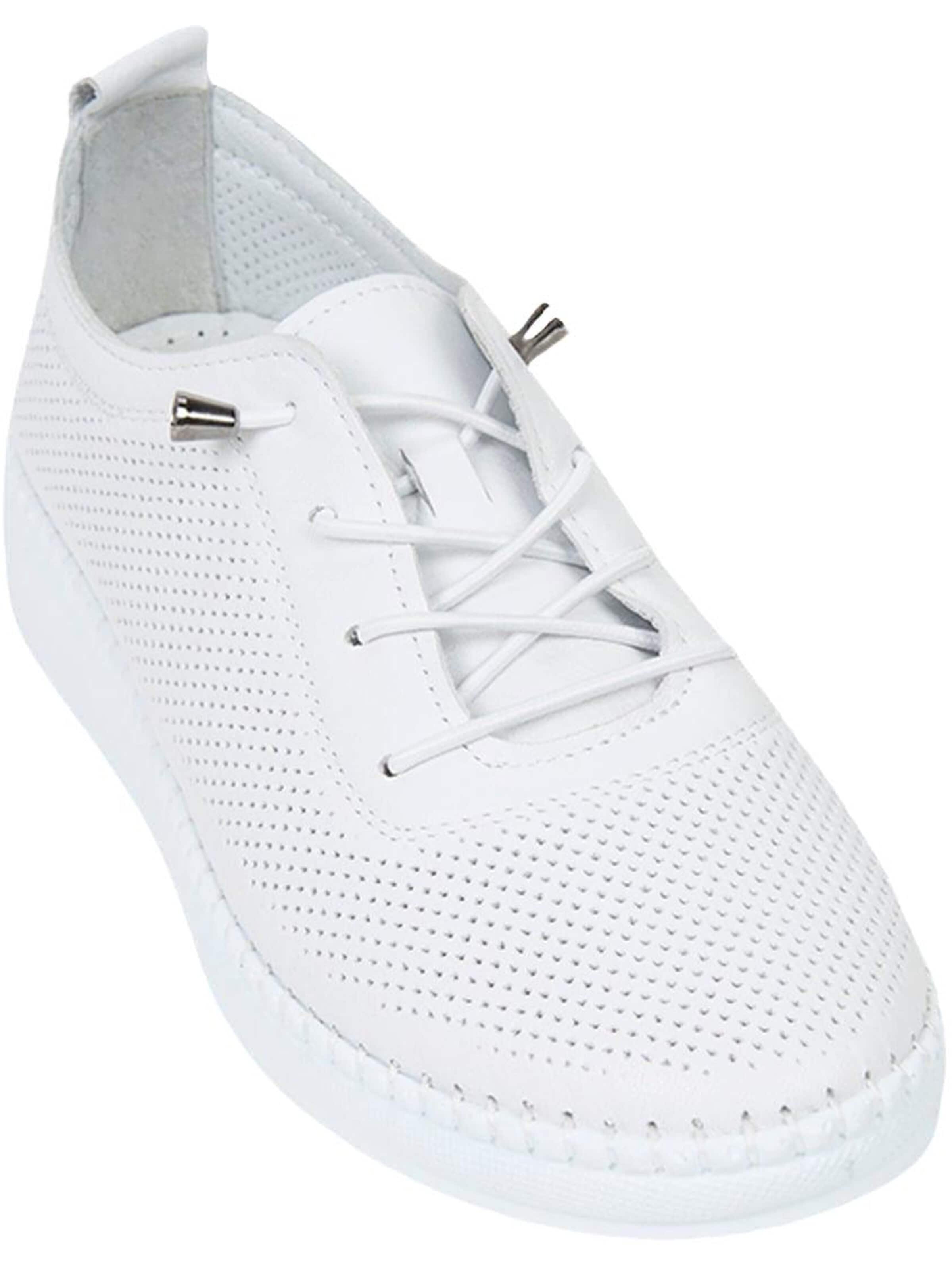 Baskets basses 'Trainer' Desa en blanc : devant