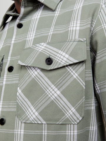 JACK & JONES Comfort fit Button Up Shirt 'Roy' in Green