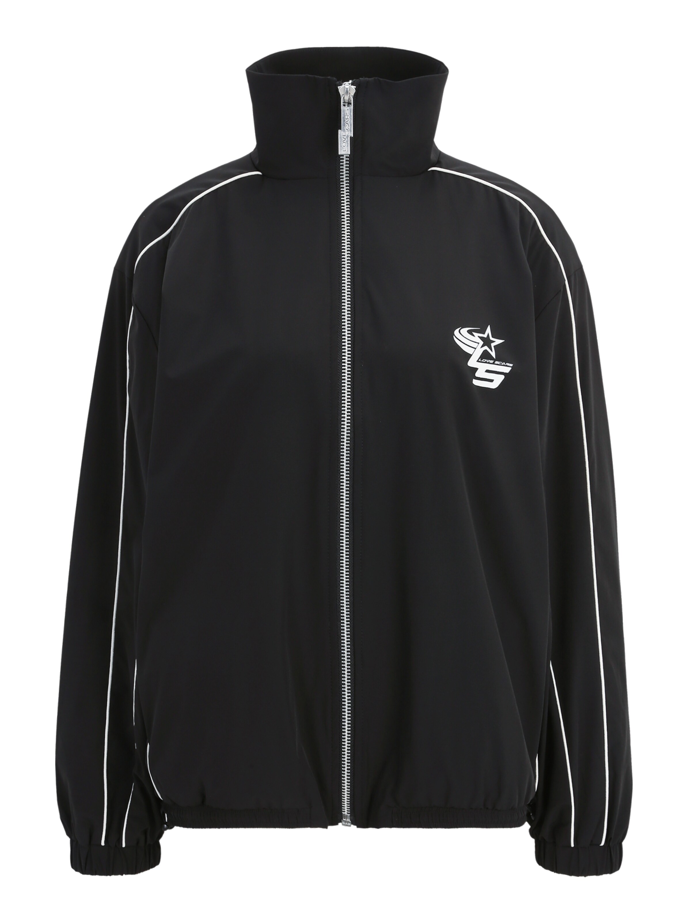 Love Scars Φθινοπωρινό και ανοιξιάτικο μπουφάν σε μαύρο: μπροστά