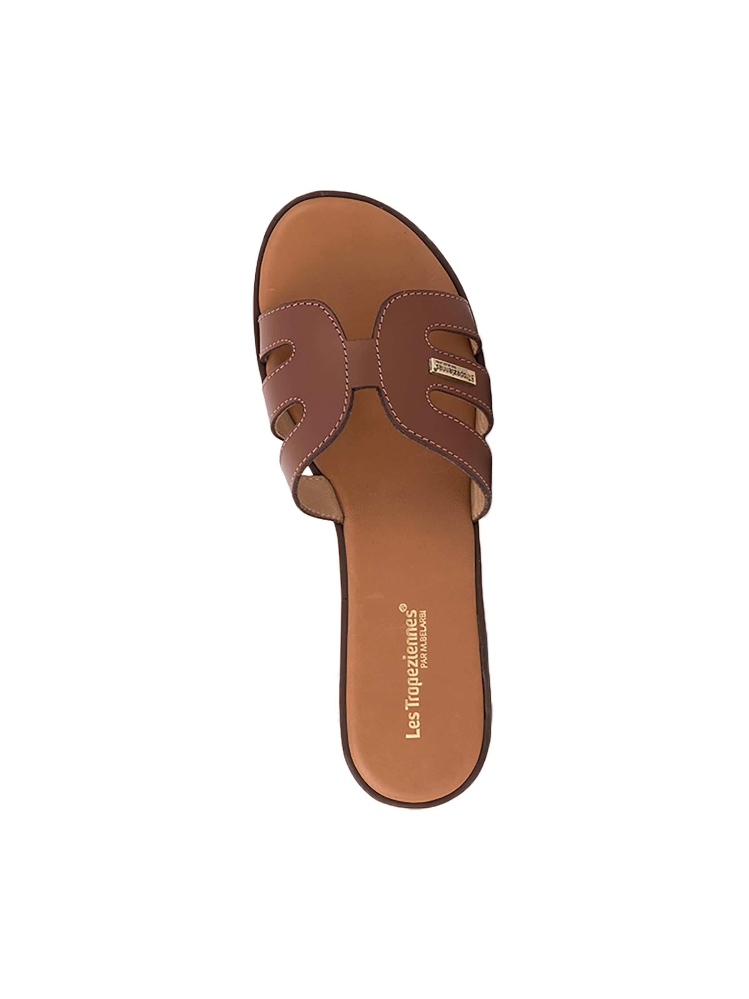 Sandalo 'Ledersandalen von Les Hamigos' di Les Tropéziennes in marrone