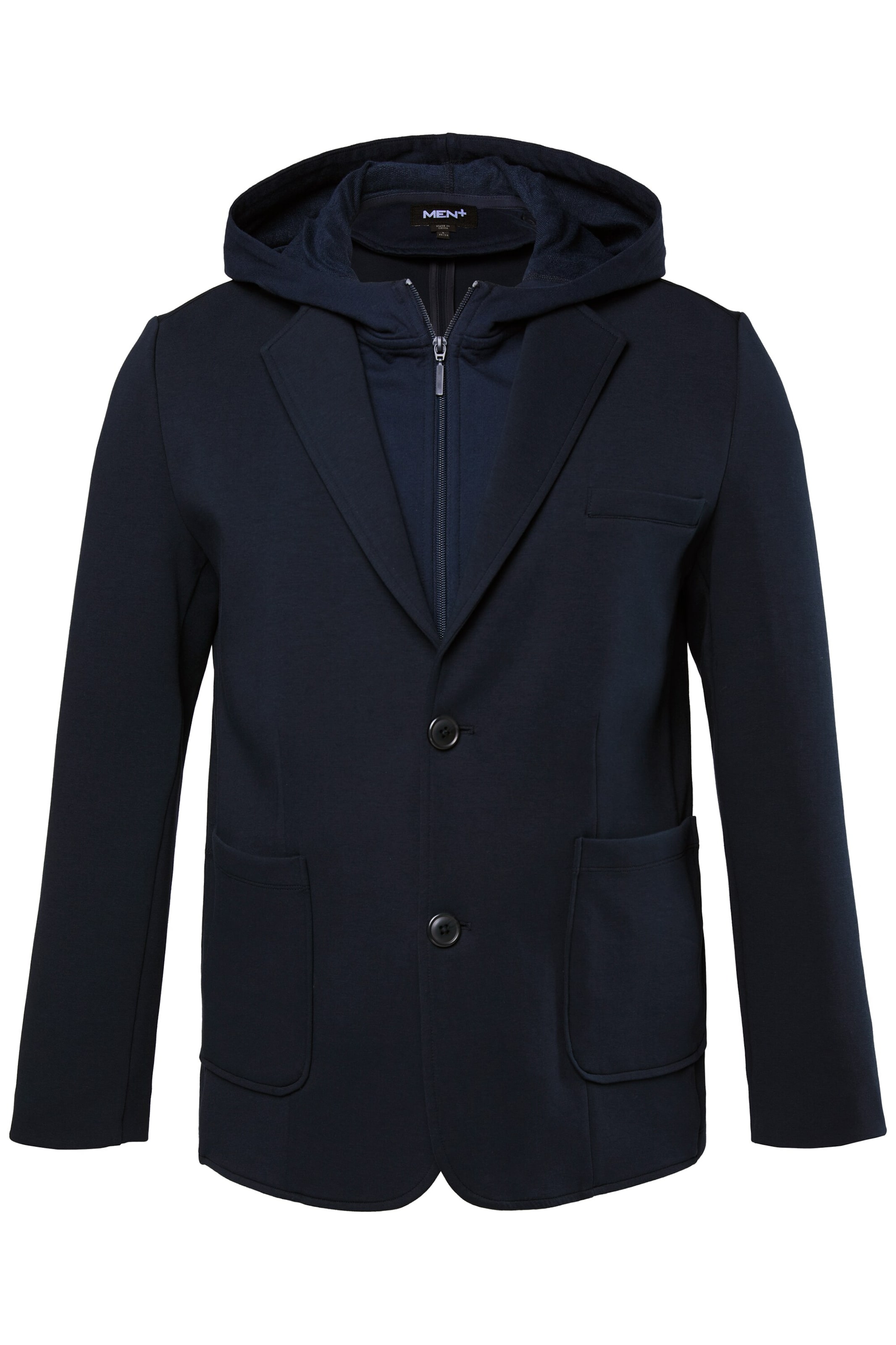 Men Plus Regular fit Colbert in Blauw: voorkant