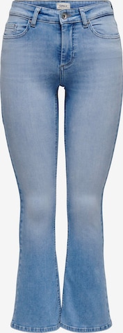 ONLY Flared Jeans 'BLUSH' in Blue: front