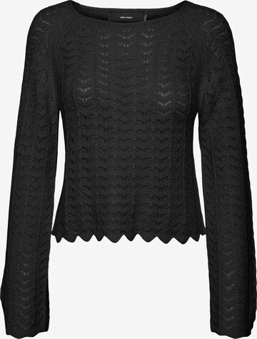 VERO MODA Sweater 'AMBER' in Black: front