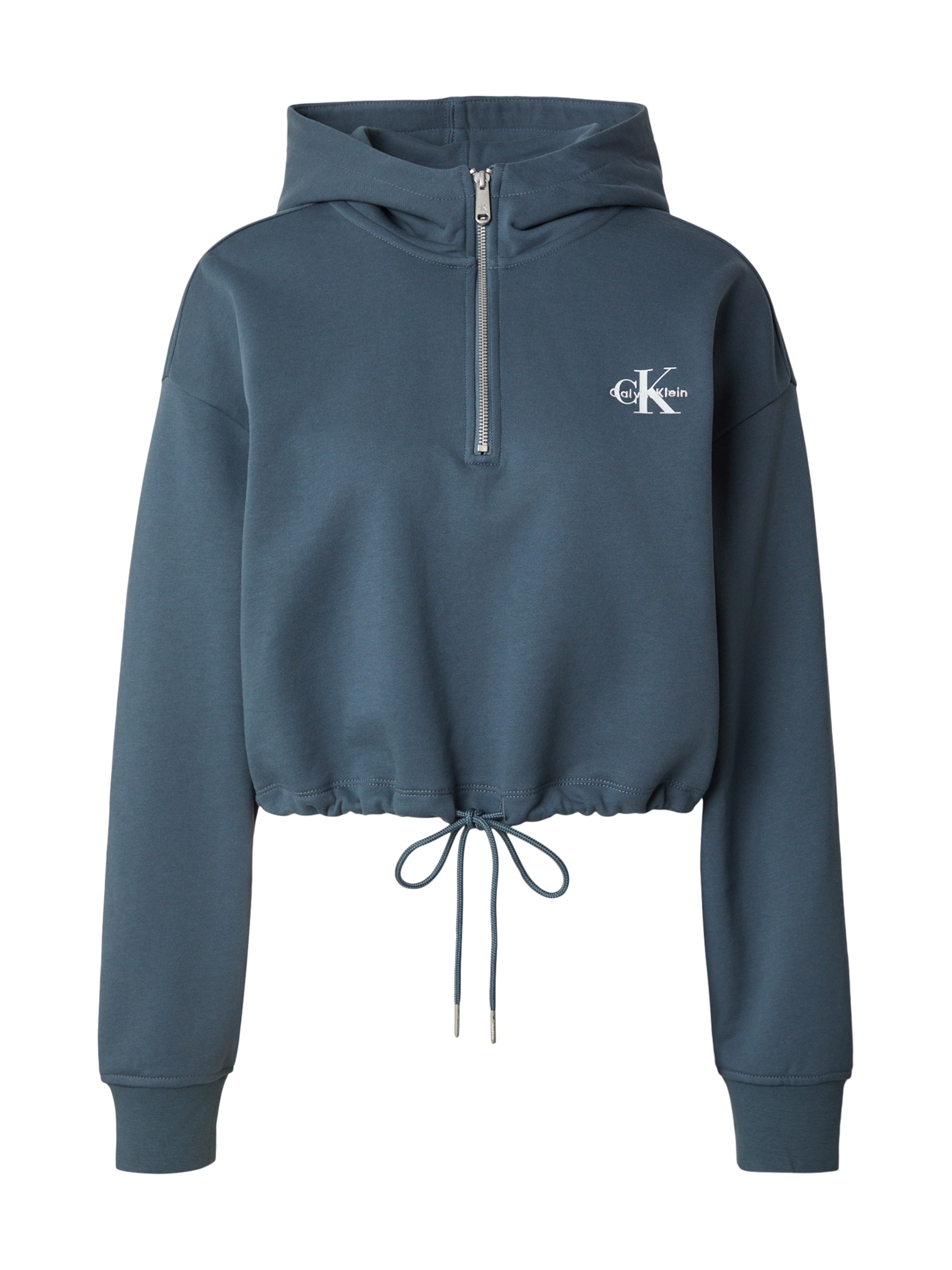 Calvin Klein Jeans Sweatshirt in Blauw: voorkant