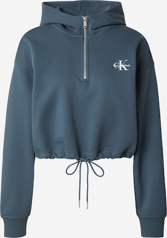 Calvin Klein Jeans Sweatshirt in Blauw: voorkant
