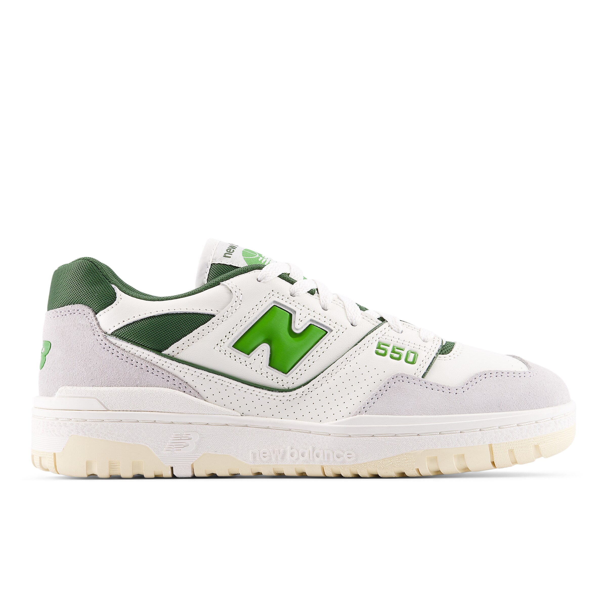 Baskets basses '550' new balance en blanc : devant