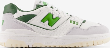 Baskets basses '550' new balance en blanc : devant