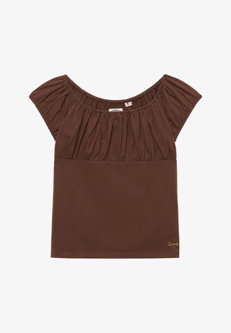 T-shirt 'Athletic Essentials' Superdry & Co en marron