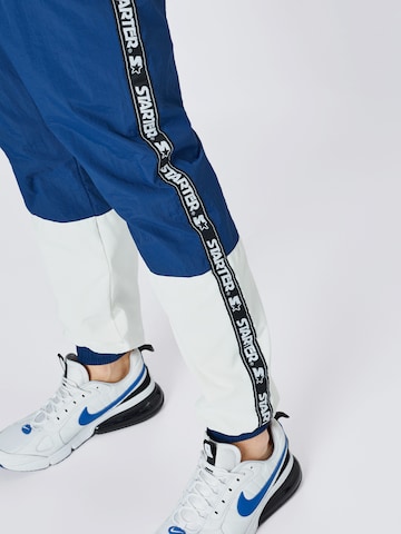 Starter Black Label Tapered Pants 'Starter' in Blue