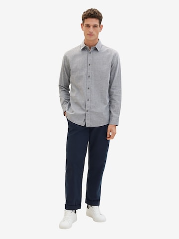 TOM TAILOR Regular Fit Hemd in Blau