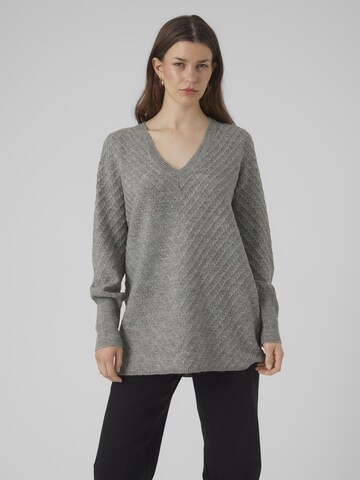 Pull-over VERO MODA en gris : devant