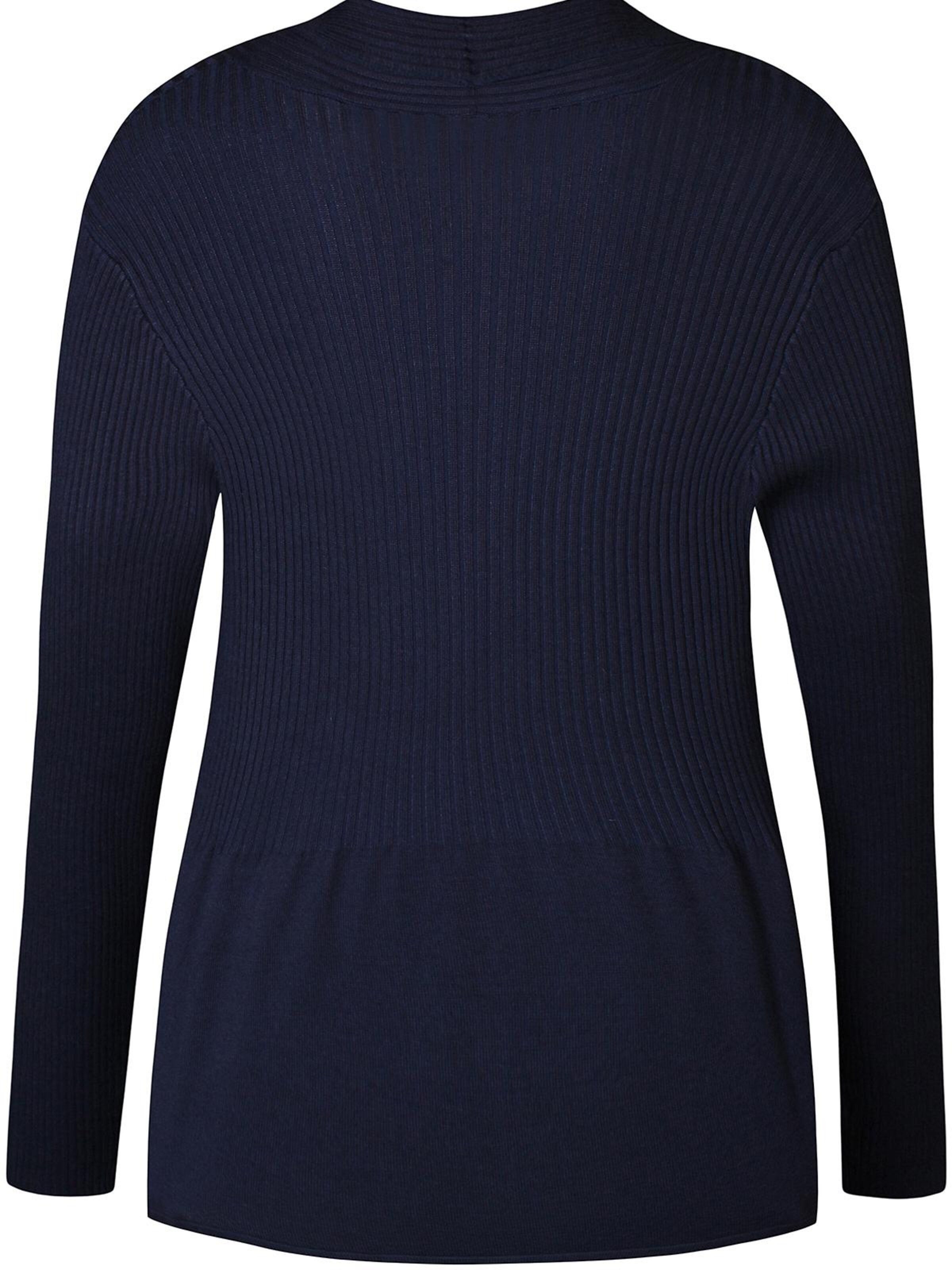 ze-ze Gebreid vest 'Florian 723' in Blauw