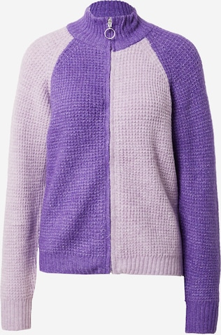 b.young Knit Cardigan 'MISHA' in Purple: front