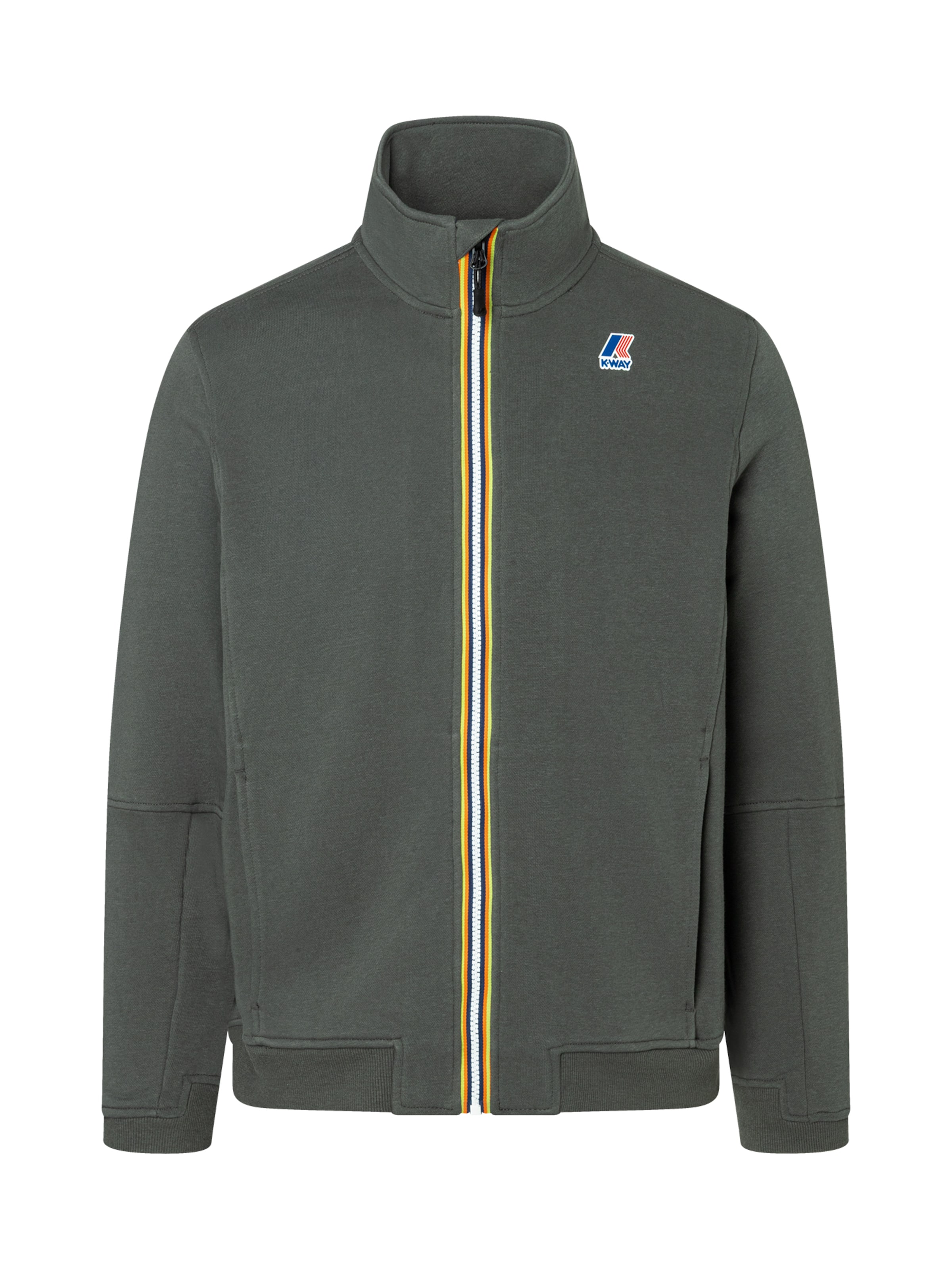 K-Way Zip-Up Hoodie 'Pepin' in Olive, Item view