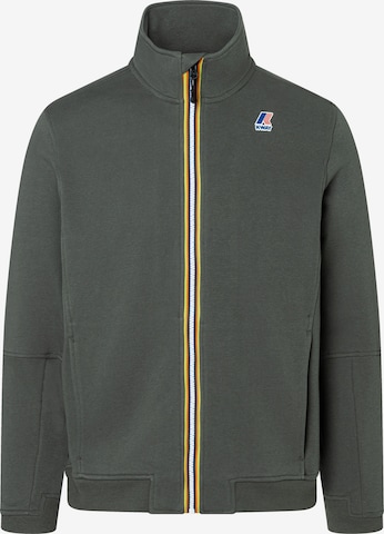 K-Way Sweatjacke 'Pepin' in Grün: Vorderseite