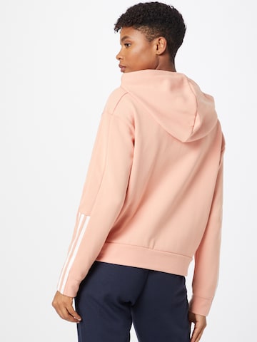 ADIDAS SPORTSWEAR Спортна жилетка с качулка в оранжево