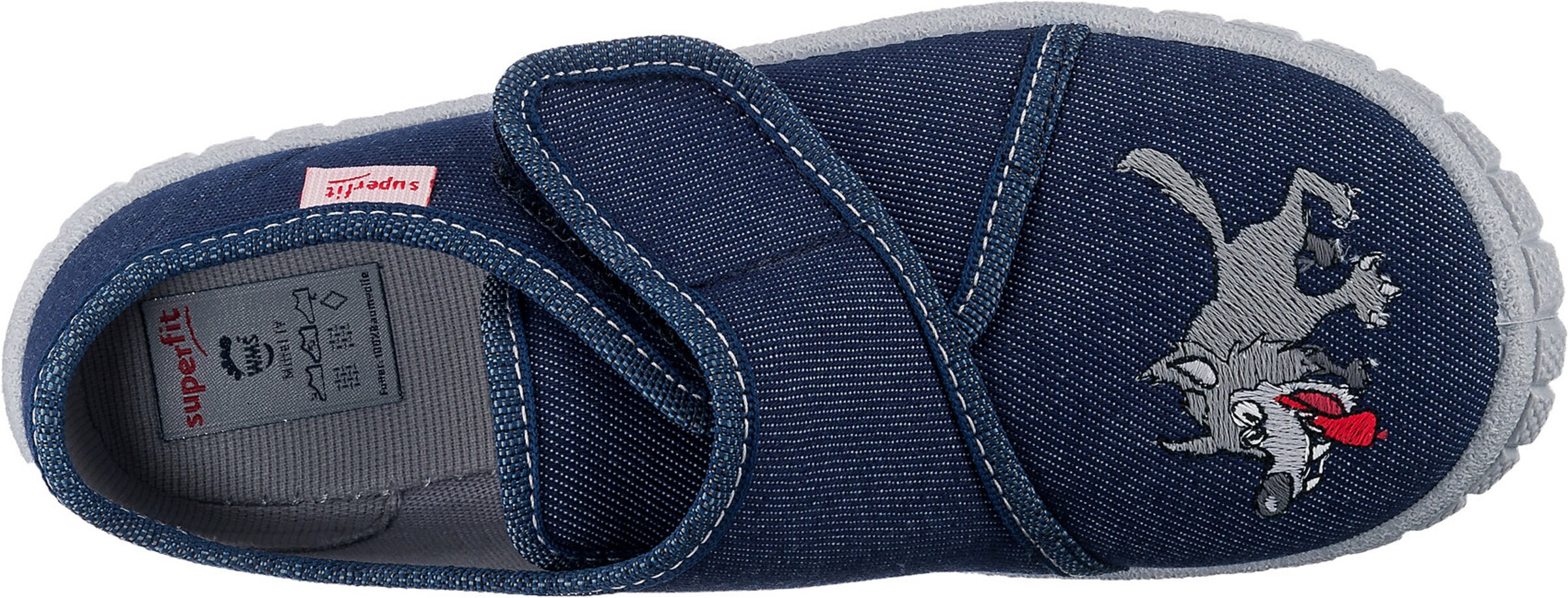 Kinder Teens (Gr. 140-176) SUPERFIT Hausschuh 'Bill' in Blau - FW77266 Kinder Teens (Gr. 140-176) SUPERFIT Hausschuh 'Bill' in Blau - FW77266