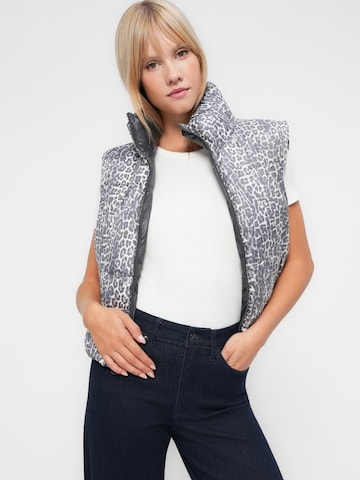 PIECES Vest 'PCJIMMA' in Grey