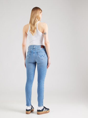 WRANGLER Скинни Джинсы в Синий