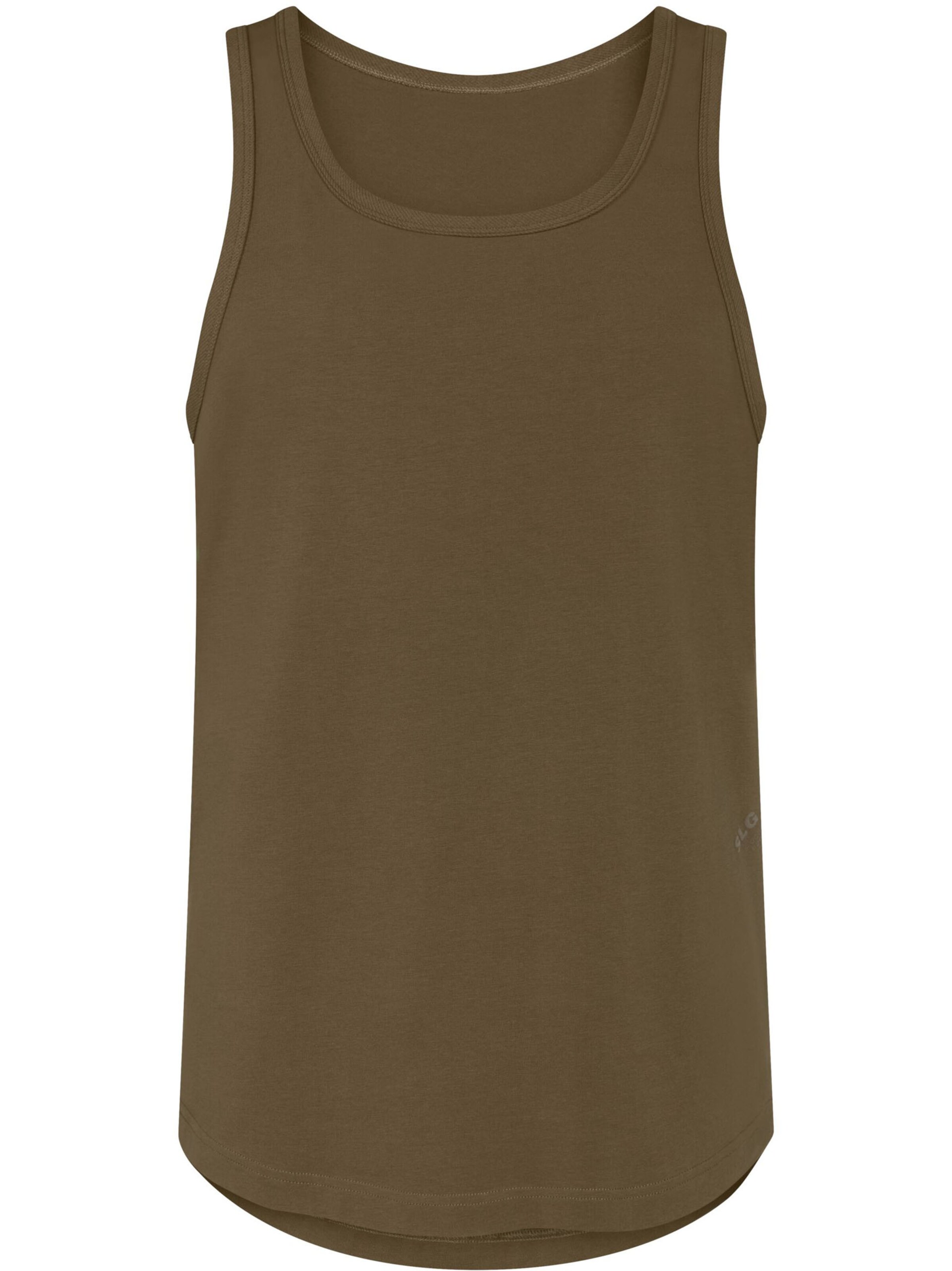 SLOGGI Shirt in Brown: front