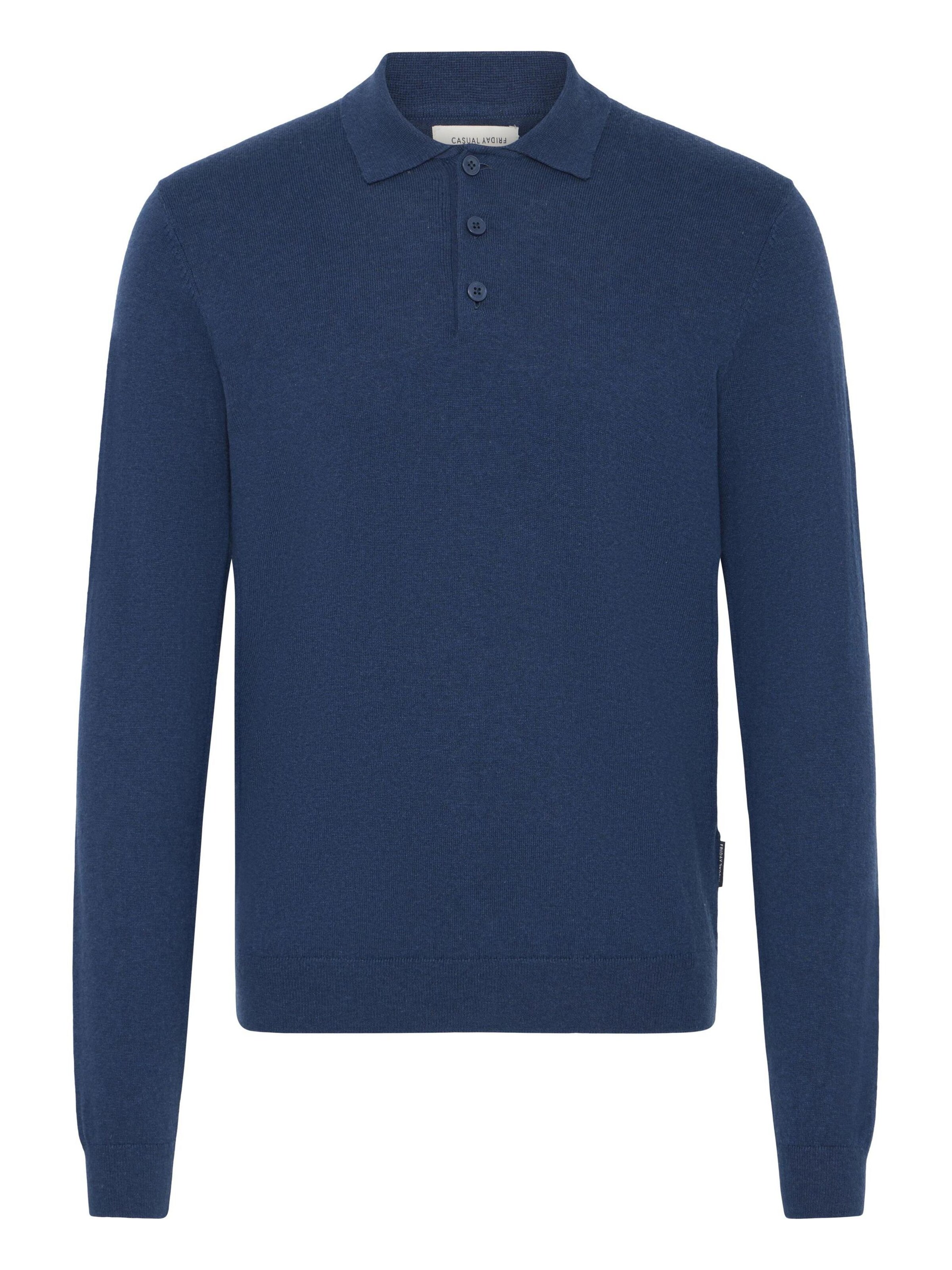 Casual Friday - Pullover ' CFFRODE ' em azul: frente