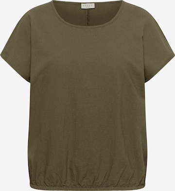 Camicia da donna 'KCNana' di KAFFE CURVE in verde: frontale