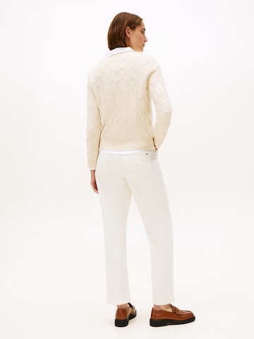 TOMMY HILFIGER Pullover i beige
