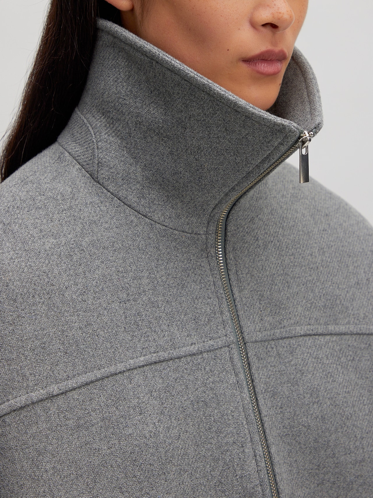 EDITED Giacca di mezza stagione 'Brodey' grigio scuro