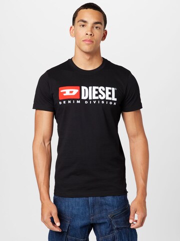 T-Shirt 'Diegor' DIESEL en noir : devant