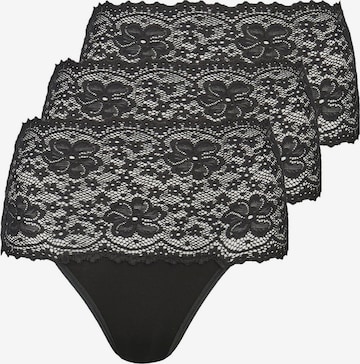 Nina von C. Slip 'Millefleurs' in Schwarz: Vorderseite