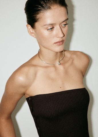 MANGO Stricktop 'AZUCENA' in Braun