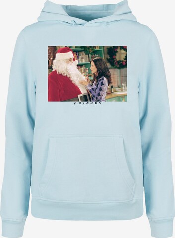 ABSOLUTE CULT Sweatshirt 'Friends - Santa Chandler' in Blauw: voorkant