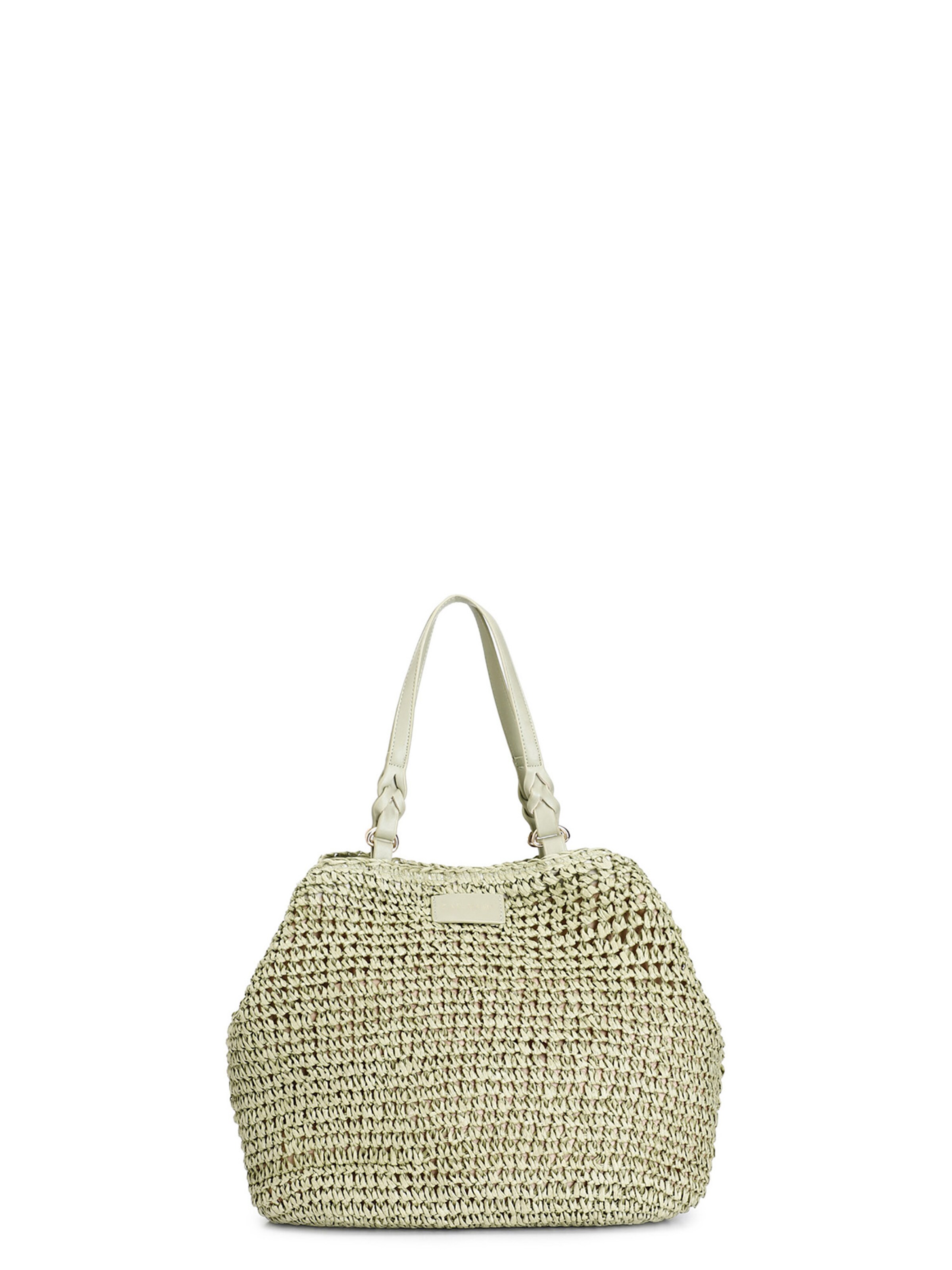 Borsa a sacco di CAFè NOIR in verde: frontale