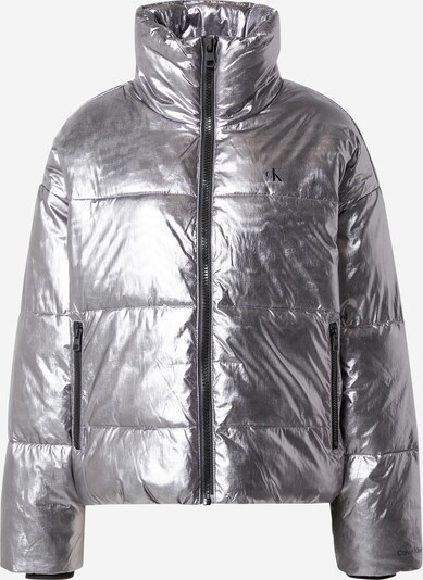 Calvin Klein Jeans Jacke in silbergrau / schwarz, Produktansicht